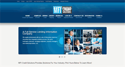 Desktop Screenshot of mficreditsolutions.com